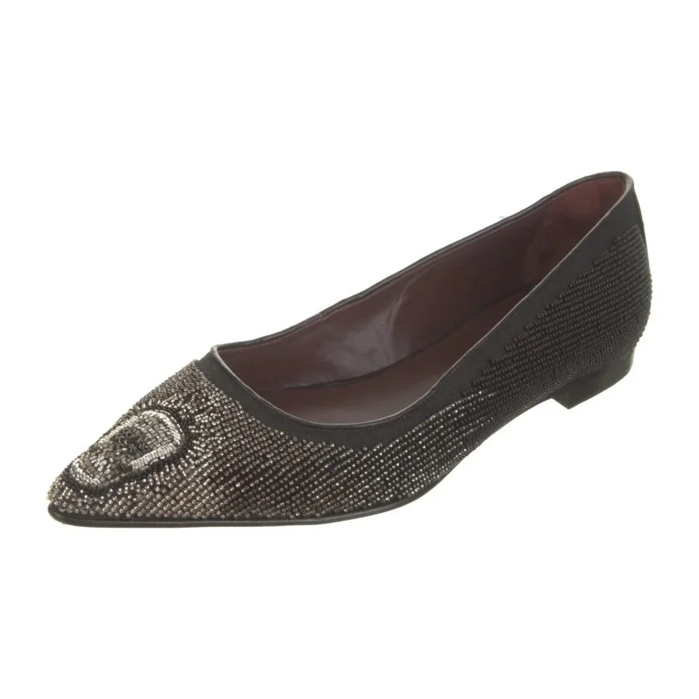 Donald J. Pliner Beaded Flats - Picture 2 of 4